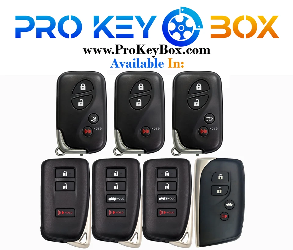 2 новых сменных брелока и программатора для дистанционного управления прокси для Lexus CT 200h 2011-2012 годов выпуска - Изображение 2 из 4