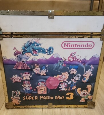 RARE Vintage Nintendo Super Mario Zelda Toy Chest Video Games
