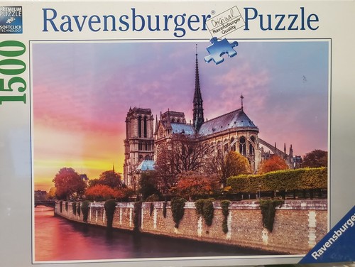 Ravensburger Picturesque Notre Dame 1500 Piece Jigsaw Puzzle Church Cathedral - Picture 2 of 4