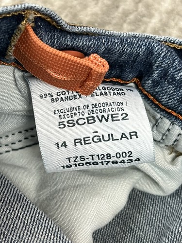 Wrangler Jeans Youth Boys 14 Denim Regular Adjustable Waist Casual - Picture 10 of 10