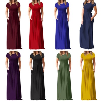 polyester maxi dress