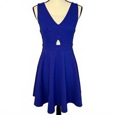 Altar'd State Royal Blue Lined Dress Size L - Excellent Condition