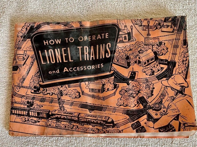 Lionel Instruction Book from 1953 titled How To Operate Lionel Trains and Acc.