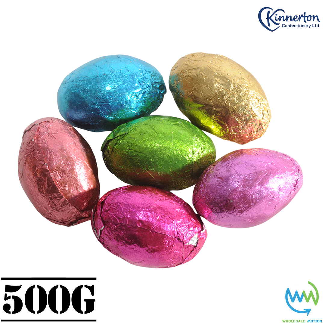 500G Milk Chocolate MINI EGGS Bunny EASTER Foiled PARTY BAG FILLER