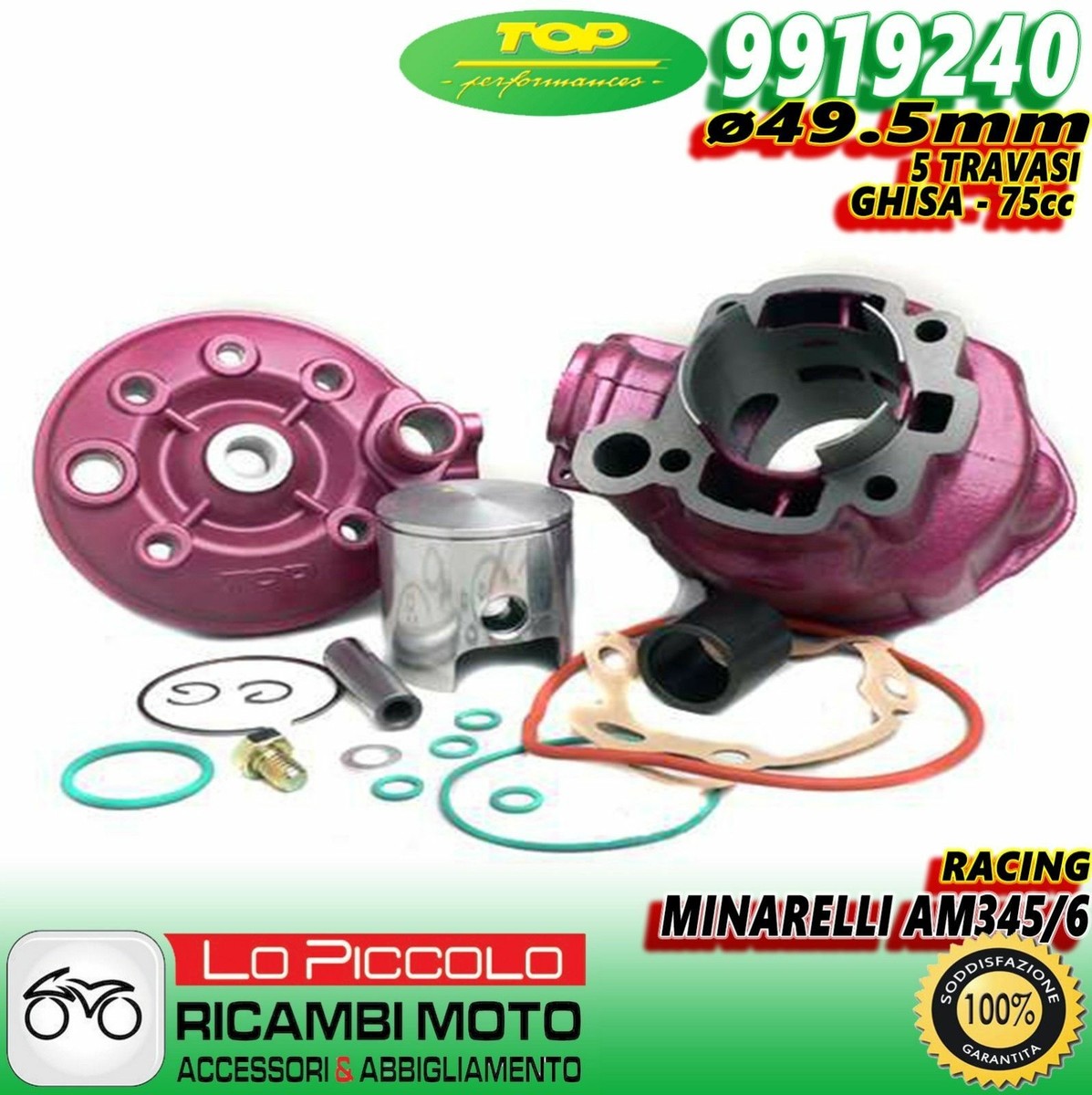 Palermo Ricambi Moto Lo Piccolo Pietro KIT TOP GRUPPO TERMICO