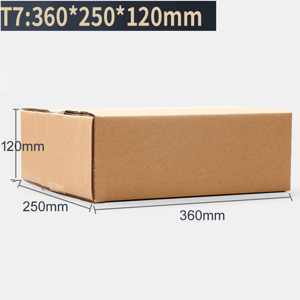 5 x PCS Shallow Depth Carboard Mailing Packing Box Cardboard Moving Box