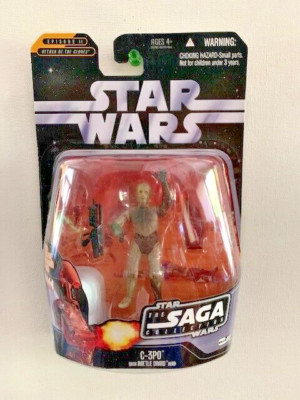 Star Wars 2006 Saga Collection 017 C-3PO No Battle Droid Head Variant Episode II