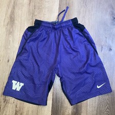 Nike Washington UW Huskies Shorts Mens Small Athletic Gym Pockets Basketball