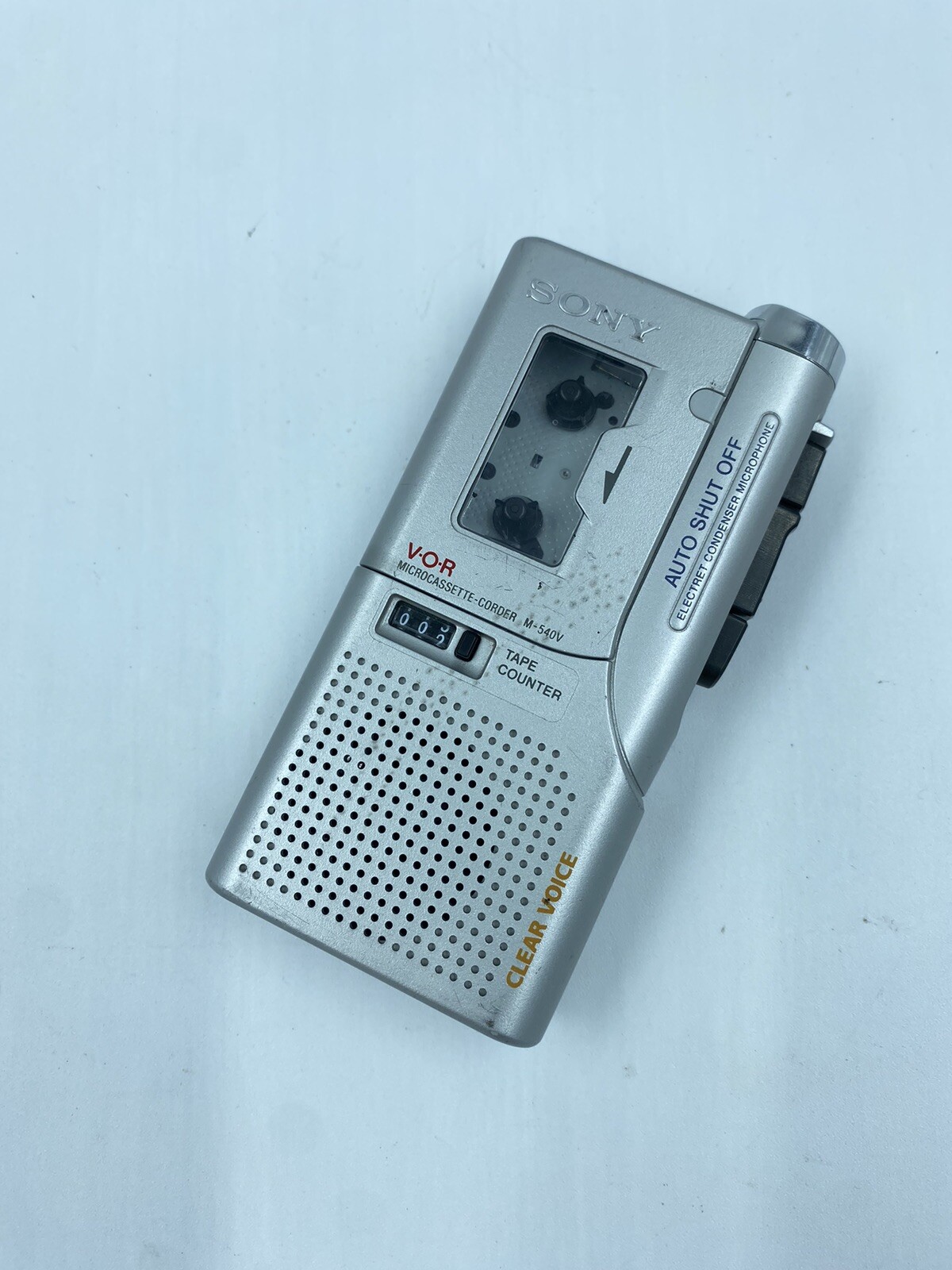 Sony M540V Clear Voice Microcassette VOR Recorder Olympus Parts repair