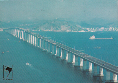 Old Postcard - Rio de Janeiro - Ponte Presidente Costa e Silva