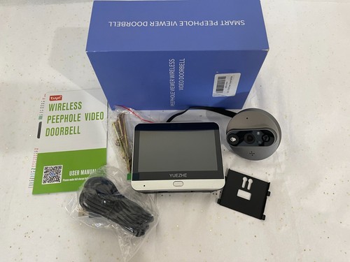 Smart WIFI Peephole Viewer Video Doorbell 4.3" LCD Display 1080P Night Vision