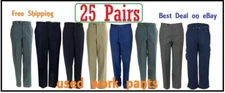 Work Pants - PACK OF  25  - LIMITED TIME OFFER -  FREE Shipping