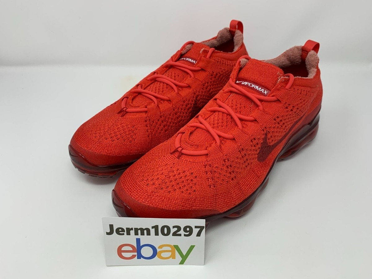 New Men's Nike Air Vapormax Flyknit 2023 Track Red #DV1678 600 MSRP $210!