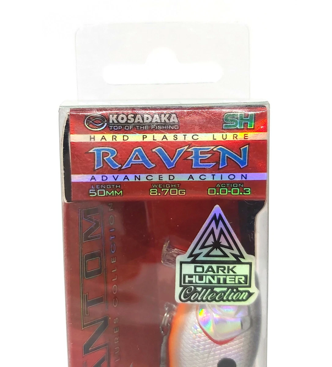 KOSADAKA PHANTOM RAVEN SH 50F FLOATING FISHING HARD CRANK BAIT LURE 50mm
