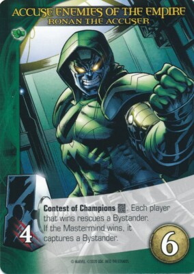 RONAN ACCUSER Upper Deck Marvel Legendary INTO THE COSMOS ACCUSE ENEMIES EMPIRE