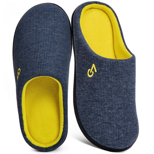 VeraCosy Men's Two-Tone Memory Foam 
