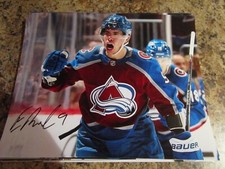 EVAN RODRIGUES SIGNED 8X10 MATTE PHOTO COLORADO AVALANCHE (A)