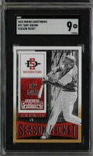 2015 Panini Contenders Tony Gwynn Season Ticket SGC 9