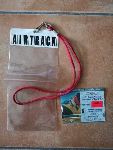 TICKET 73. GRAND PRIX F1 D'ITALIA AUTODROMO DI MONZA 14-15 September 2002