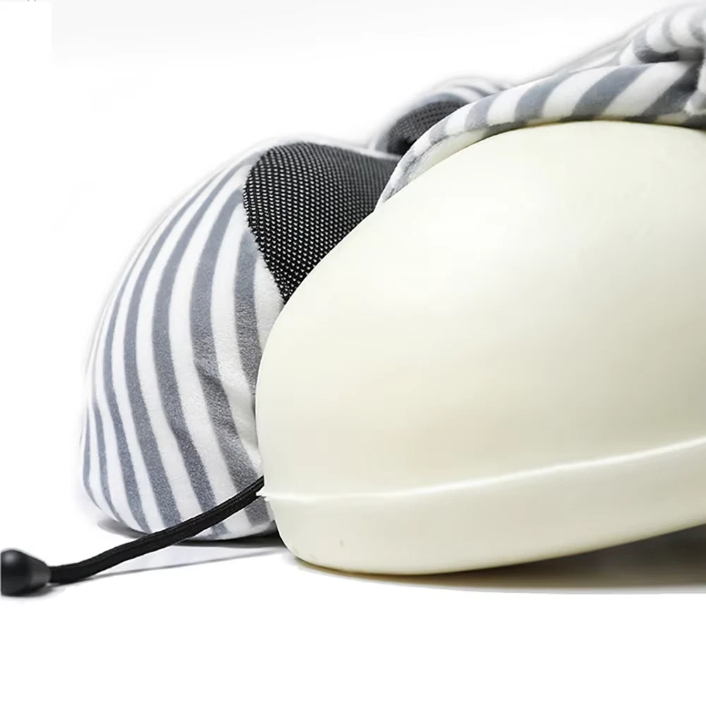 Ultra-Soft U-Shaped Memory Foam Travel Pillow for Neck Support