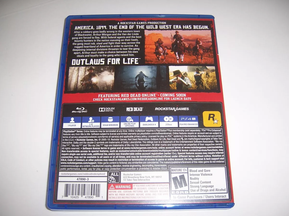 Red Dead Redemption for PlayStation 4