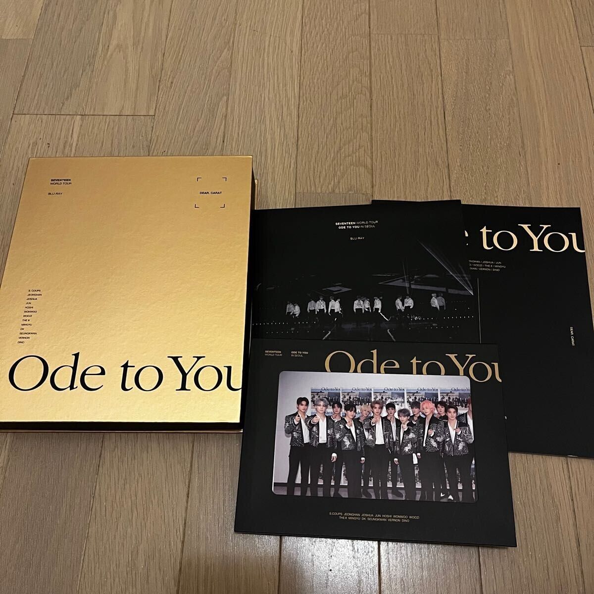 seventeen ode to you Blu-ray Korean version without photo card in seoul 2020