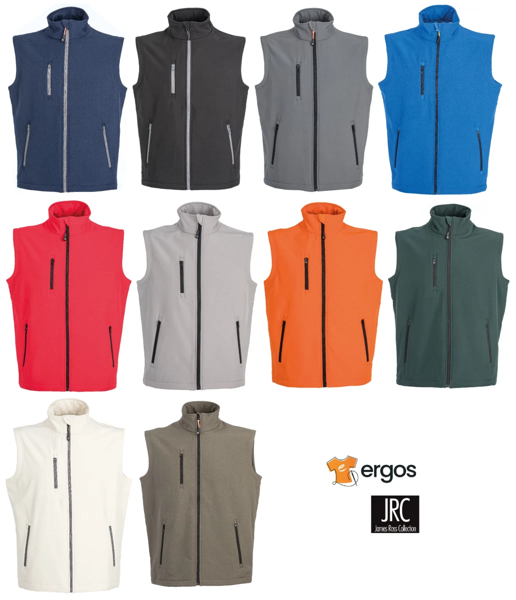 Gilet da uomo foderato in pile da trekking gilet invernale esterno senza maniche giacca calda spessa cappotti, 4 verde, S