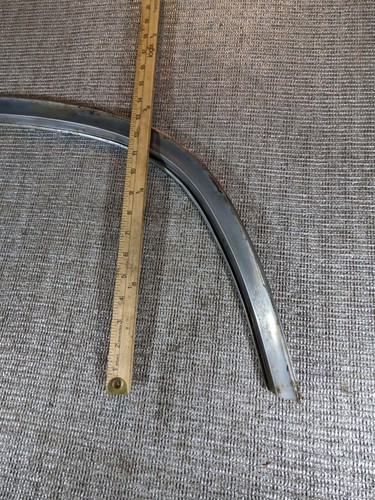 DeSoto Chrome Passenger Rear Window Bottom Trim 1956 - Picture 19 of 21