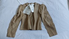 Nwt Maison Martin Margiela For H & M Suede Jacket Size 12