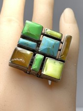 Navajo Sterling silver 925 Signed Ring 27.5 grams Size 8