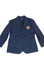 Ladies Navy Blue Blazer By Liz Claiborne Preppy Office Jacket, Sz. PM, Old Money