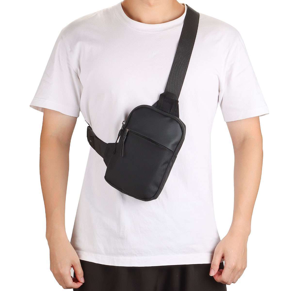 Mens Womens Waterproof Sling Bag Chest Cross Body Travel Sport