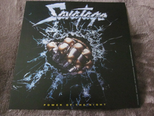 Savatage 1985 Power Of The Night 12x12 Promo Flat Poster Oliva Collins Wacholz