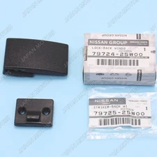 New OEM Nissan Hardbody Pickup D21 Back Sliding Window Latch Lock & Striker Set