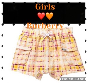 girls burberry shorts