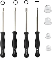 4 Carburetor Screwdriver Adjustment Tool 188-12 Primer Bulb Pump Bulb 2 Cycle