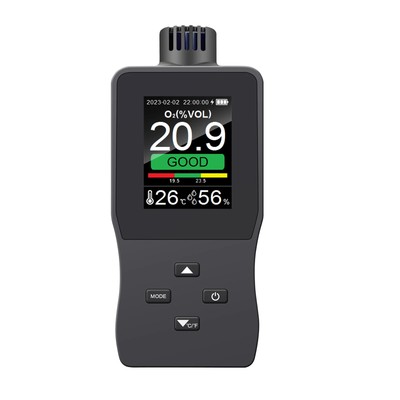 3 in 1 Digital Oxygen Meter Oxygen Concentration Tester Temperature Humidity
