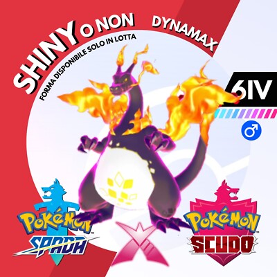 Charizard Gigantamax Dynamax Shiny or Not 6 IV Pokemon Sword Shield Sword Shield