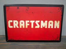 CRAFTSMAN  12 x 8 inch Metal Sign
