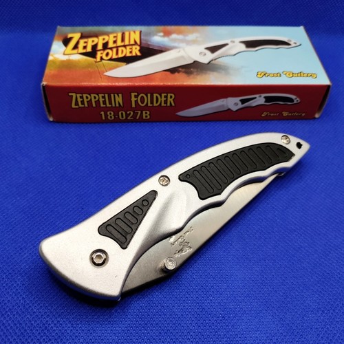Frost Cutlery ZEPPELIN Sharp Single Blade Pocket Clip Thumb Assist Pocket Knife - Picture 4 of 5