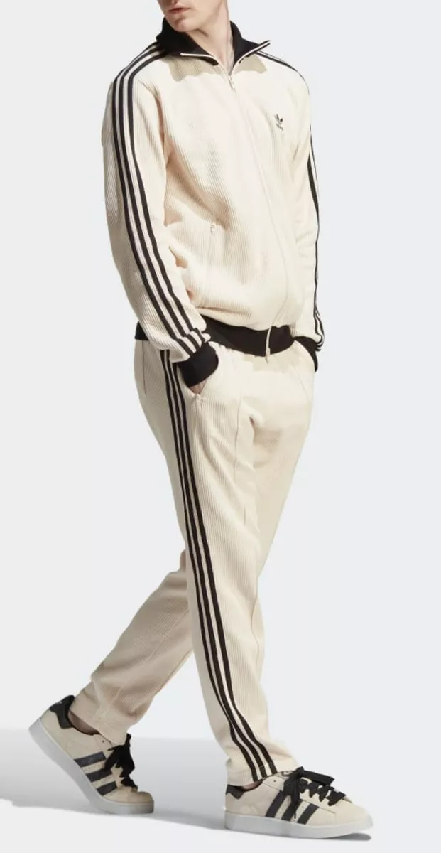 adidas Originals Men's Adicolor Waffle Beckenbauer Track Suit (Jacket & Pant) M