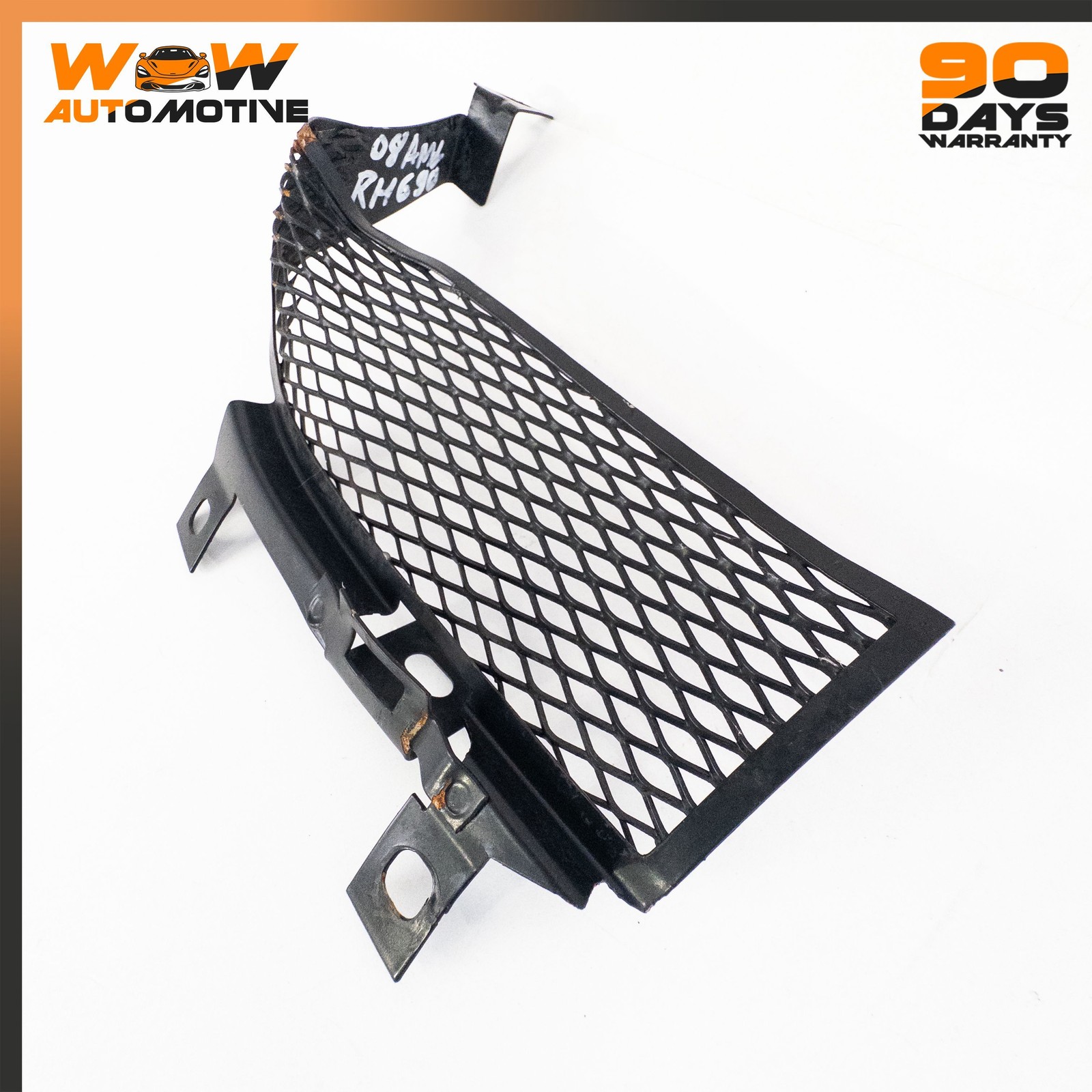 06-16 ASTON MARTIN V8 VANTAGE REAR BUMPER LOWER RIGHT MESH GRILLE MOLDING OEM