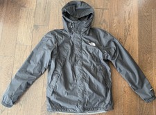 The North Face Antora 3 in 1 Triclimate Waterproof Hooded Jacket Black Gray Sz S