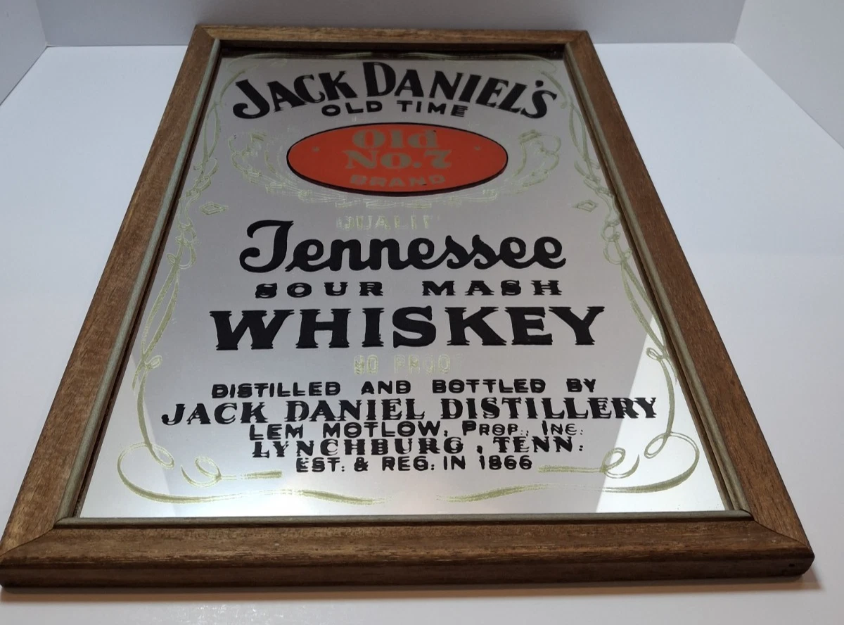 Whiskey Mirror In Jack Daniel'S Advertising Collectibles for sale