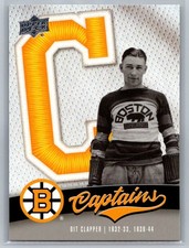 2023-24 Upper Deck Boston Bruins Centennial #164 Dit Clapper Captains