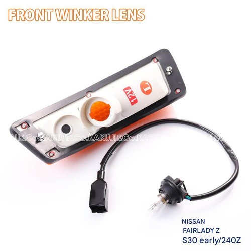 Luz de señal de giro delantera ámbar DATSUN 240Z S30Z 260Z para luces indicadoras Nissan - Imagen 6 de 7