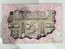 Sanrio Hello Kitty Vintage 2002 Porcelain Tea Set Complete In Box