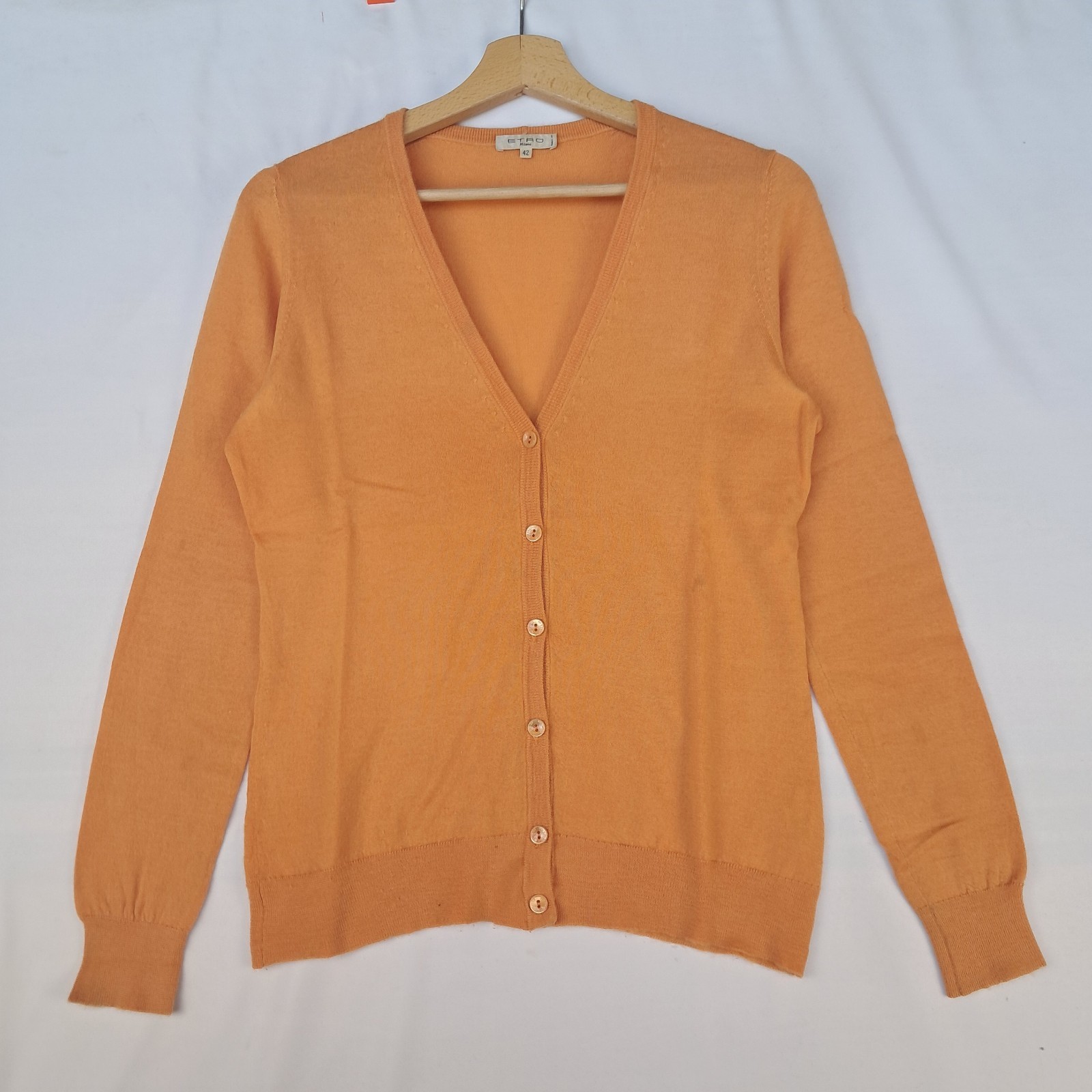 Twin-Set Etro 100% cashmere colore arancione taglia 42 da donna