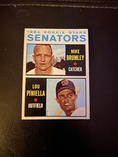 1964 Topps Baseball Washington Senators Rookies Lou Piniella #167 NRMT (OC)