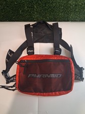 Black Pyramid Red Chest Rig Bag Tactical Utility Harness Vest Streetwear...